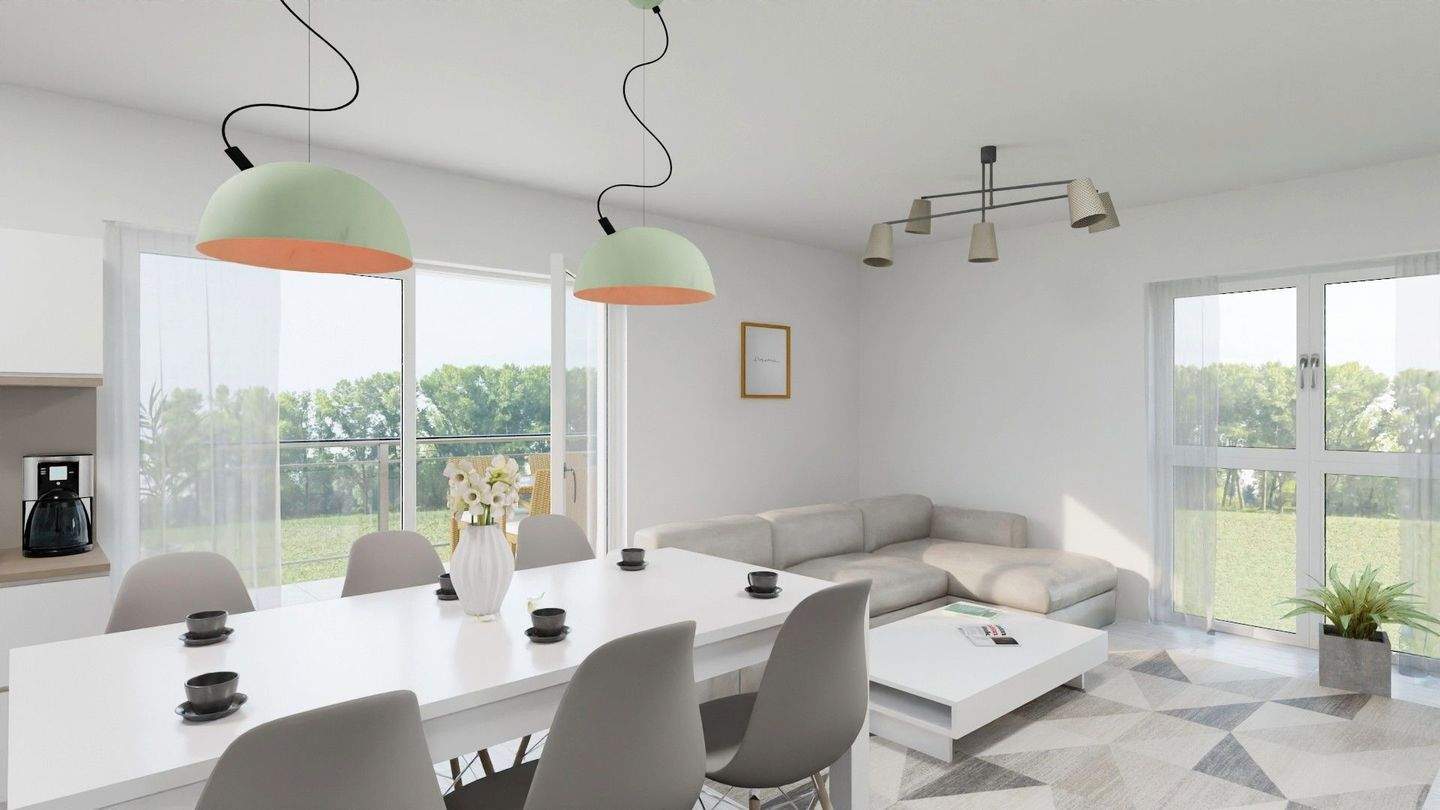 Thumbnail-Stilvolle 4,5-Zi.-OG-Wohnung in Ergenzingen - hell, modern, mit Balkon & VVS-Bahnhof in 5 Gehmin.