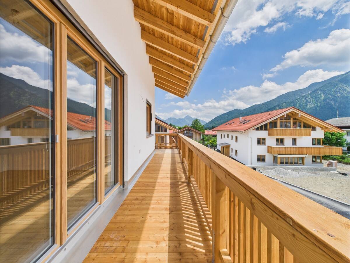 Ausblick vom Balkon