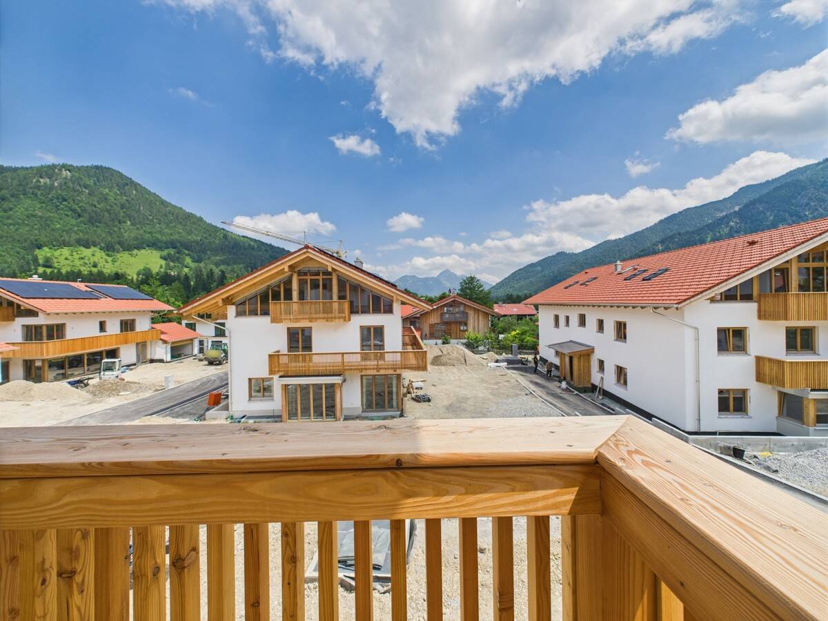 Ausblick vom Balkon