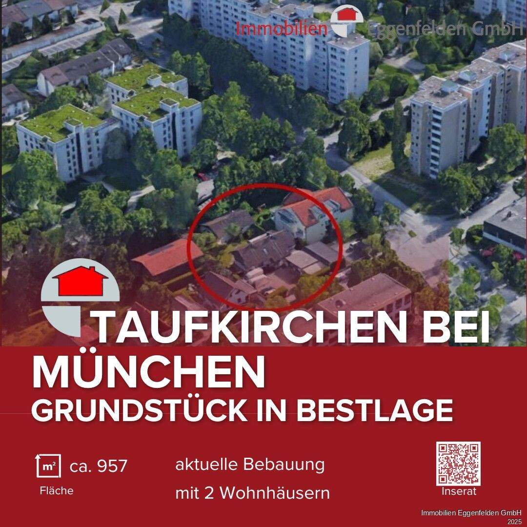 Thumbnail-Taufkirchen b. München! Grundstück mit 2 Wohnhäusern (251027-G)