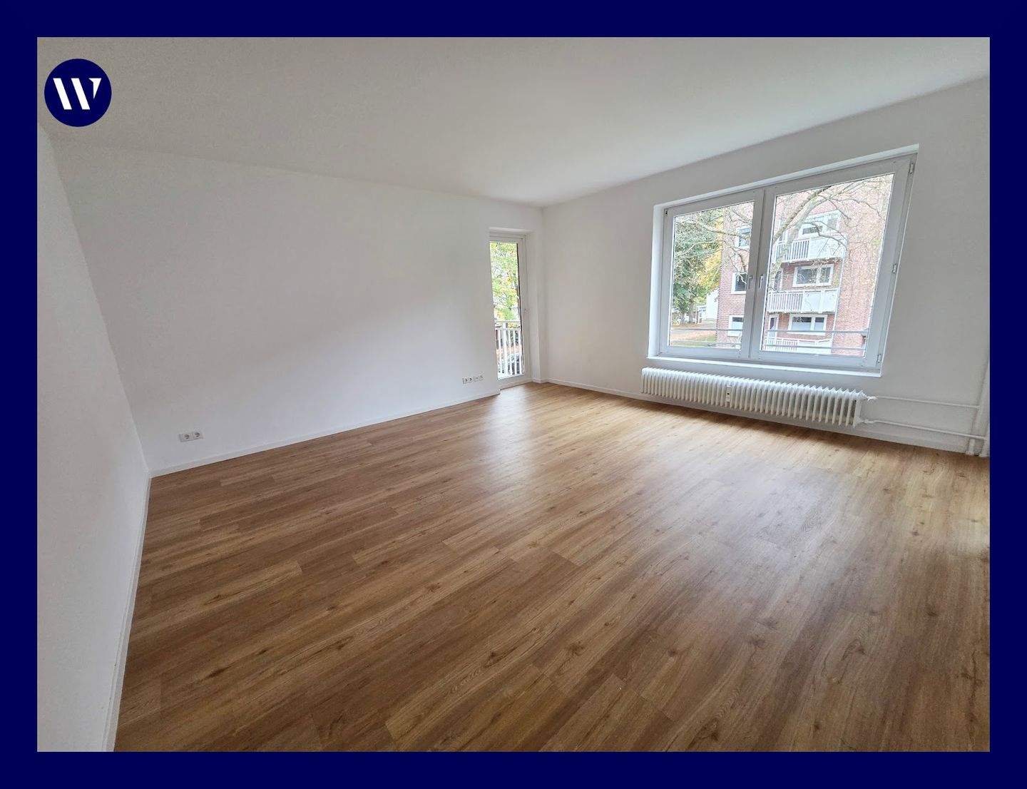 Thumbnail-1-Zimmer-Apartment mit Balkon, separate Küche mit Einbauküche, modernes Duschbad