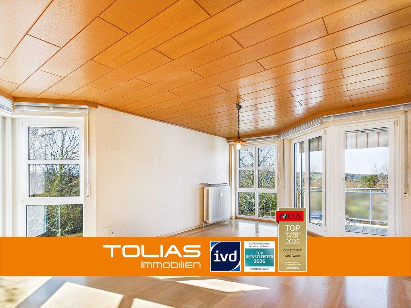 Thumbnail-Stadtflair trifft Natur: Helle Wohnung mit idyllischem Ausblick und städtischer Anbindung