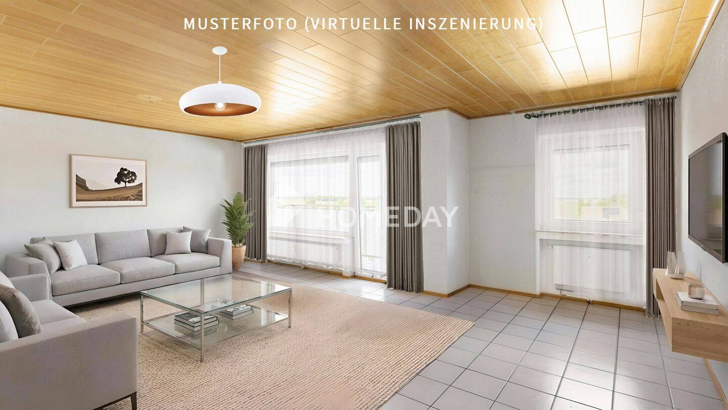 Thumbnail-Großzügiges Wohngefühl: Lichtdurchflutete 4-Zimmer-Wohnung mit Westbalkon und Blick ins Grüne