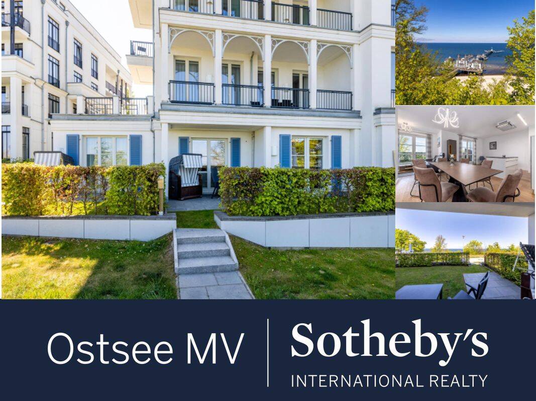 Thumbnail-Moderne 3. Zi. Gartenwohnung in 1. Reihe mit Meerblick und direktem Zugang zur Hochuferpromenade!