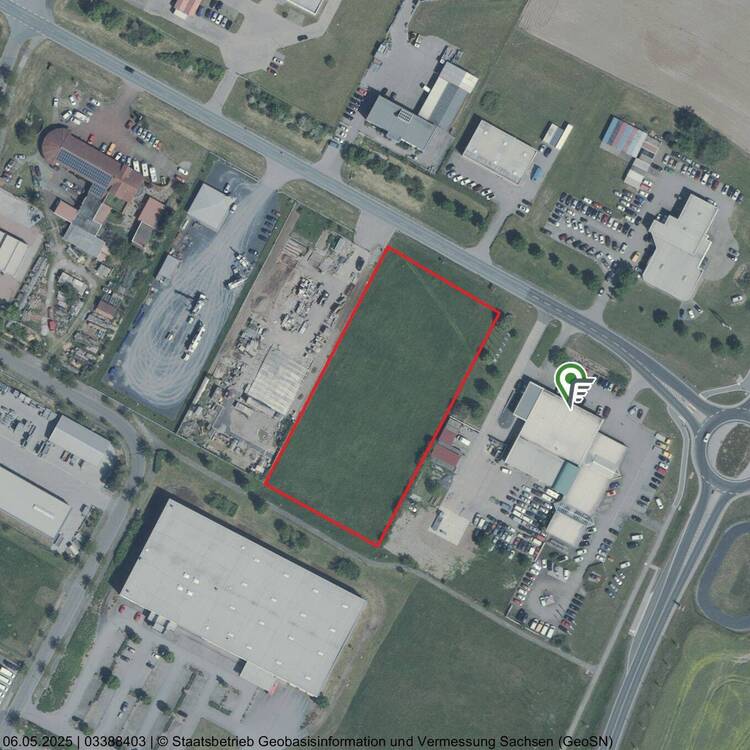 Thumbnail-Filetgrundstück mit Ausrichtung zur B 169