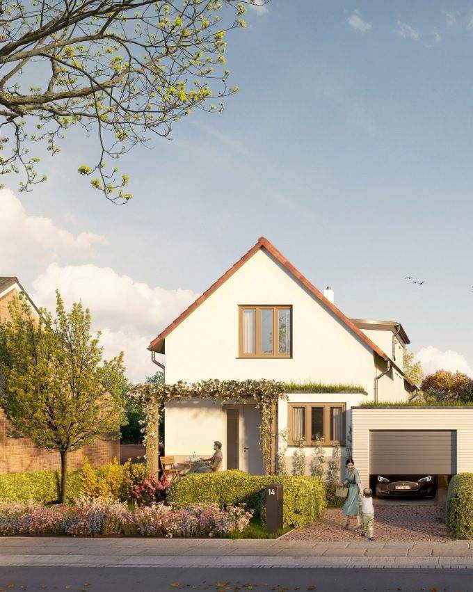 Thumbnail-WIR BAUEN FÜR SIE -Einfamilienhaus mit Terrasse & Garten-Amselweg 16 Haus 11-Stieglitz