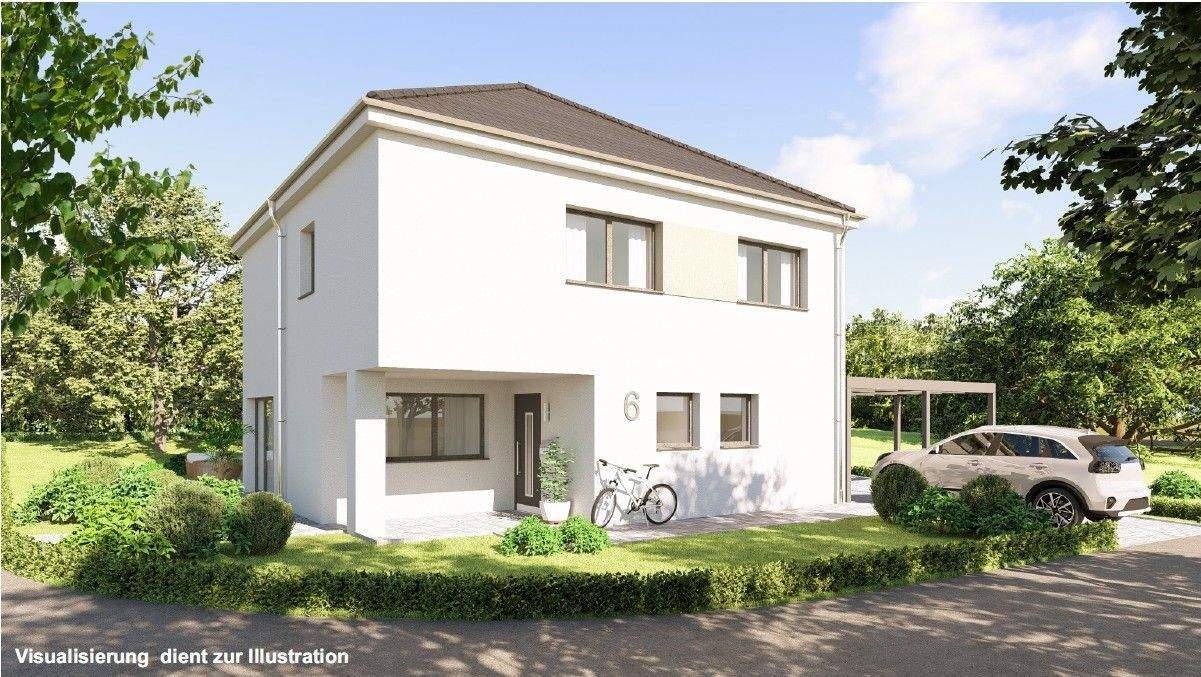 Thumbnail-Modernes Einfamilienhaus als Ausbauhaus inklusive Grundstück zu verkaufen