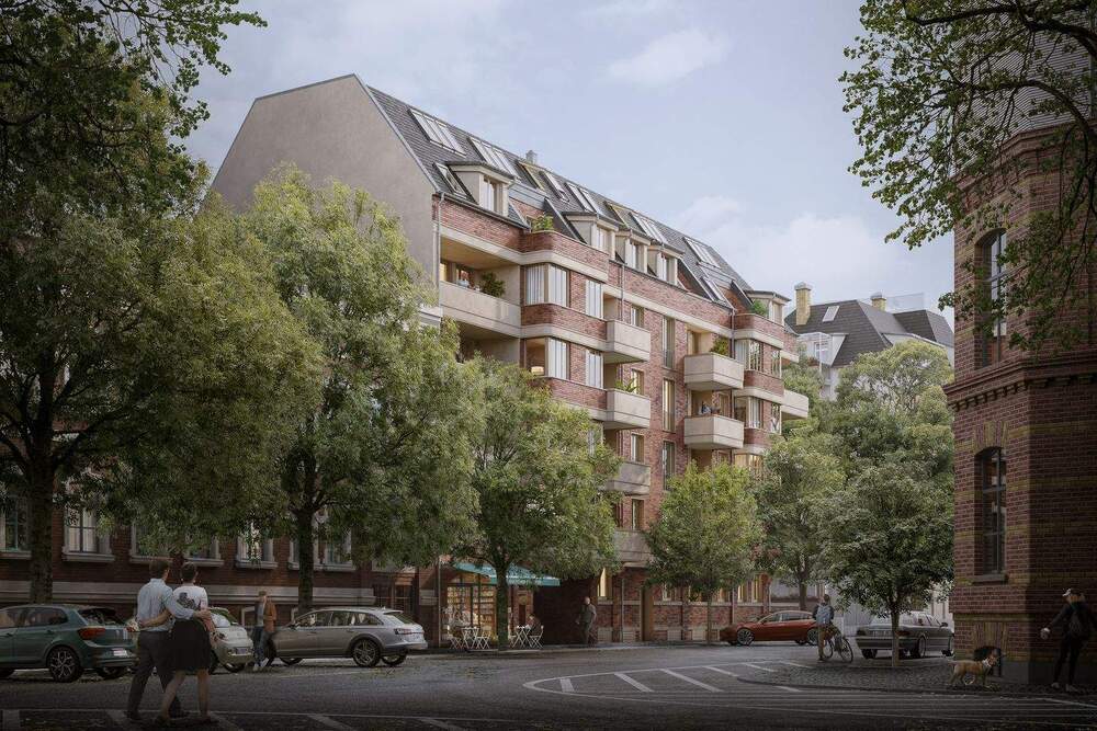 Thumbnail-Einziges Neubauprojekt in Schleußig! Wohnung im DG, ca. 123m², 4 12 -Zi. mit 2 Bädern & 2 Terrassen