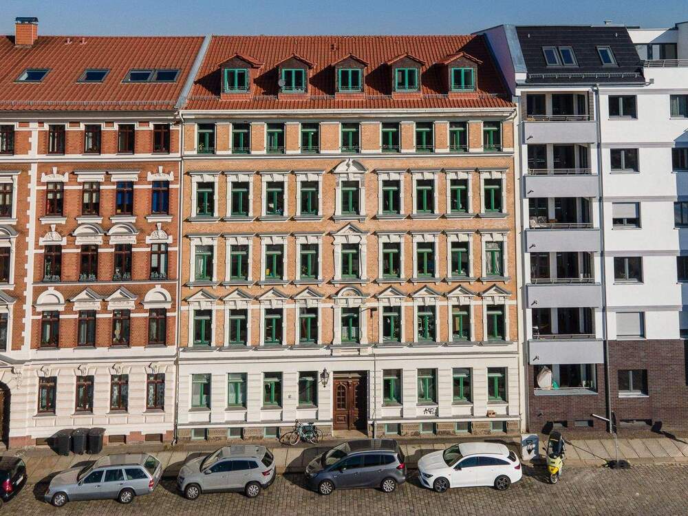 Thumbnail-Bequemes Wohnen im Erdgeschoss: 3-Zimmerwohnung mit Balkon in Reudnitz