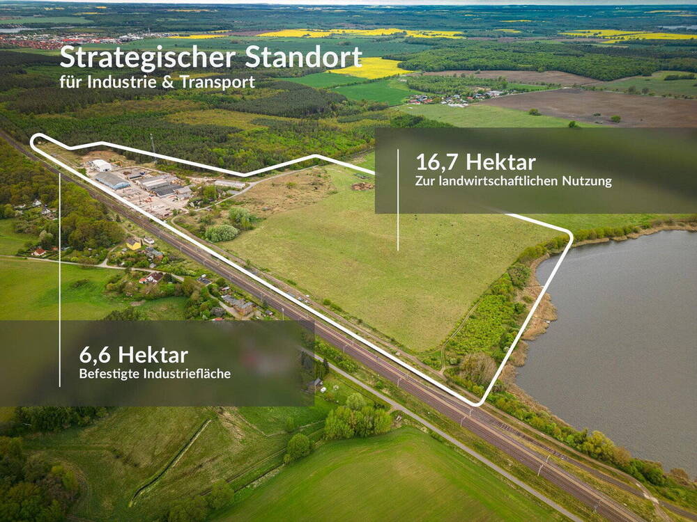 Thumbnail-23 ha Industrie- und Landwirtschaftsfläche mit Gleisanschluss