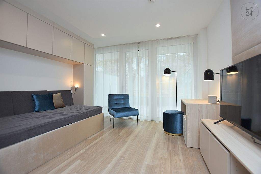 Thumbnail-Modern möbliertes Apartment mit Terrasse in Stuttgart Nord