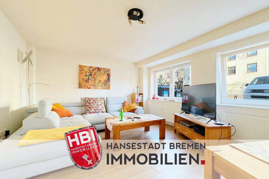 Thumbnail-Findorff Attraktive 2-Zimmer-Erdgeschosswohnung mit großzügigem Garten