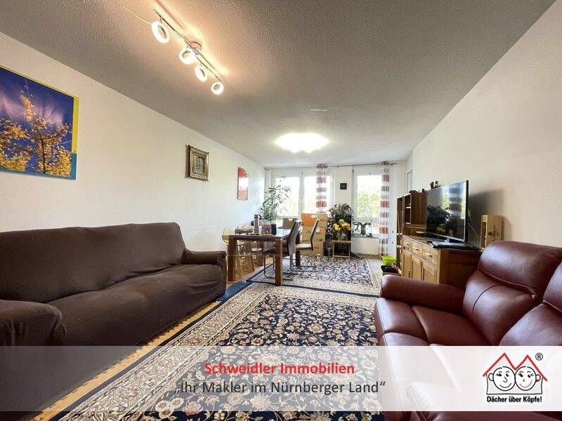 Thumbnail-Großer Sonnenbalkon, 2 Bäder, Bj. 2001! Moderne 3-Zimmer-Wohnung mit TG-Stellplatz in Nürnberg-Herrnhütte