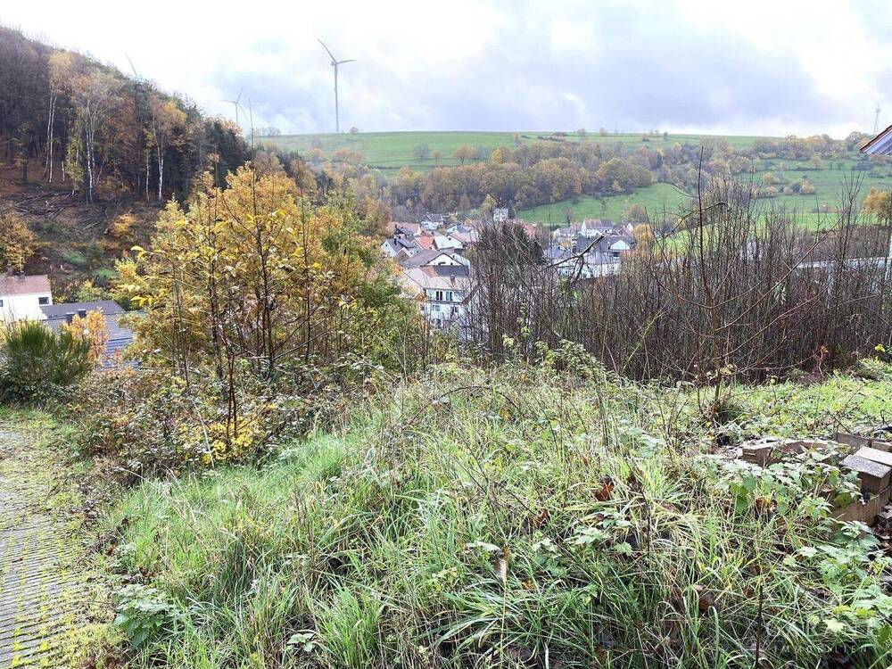 Thumbnail-Ruhig gelegenes Hanggrundstück mit Weitblick, in einer Sackgasse - Süd-Ost-Lage!