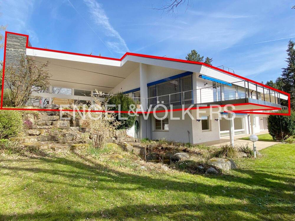 Thumbnail-Architektonische Glanzleistung trifft Gartenparadies und Innenpool . 7-Zimmer-Eigentumswohnung in der Kreßbacher Villensiedlung