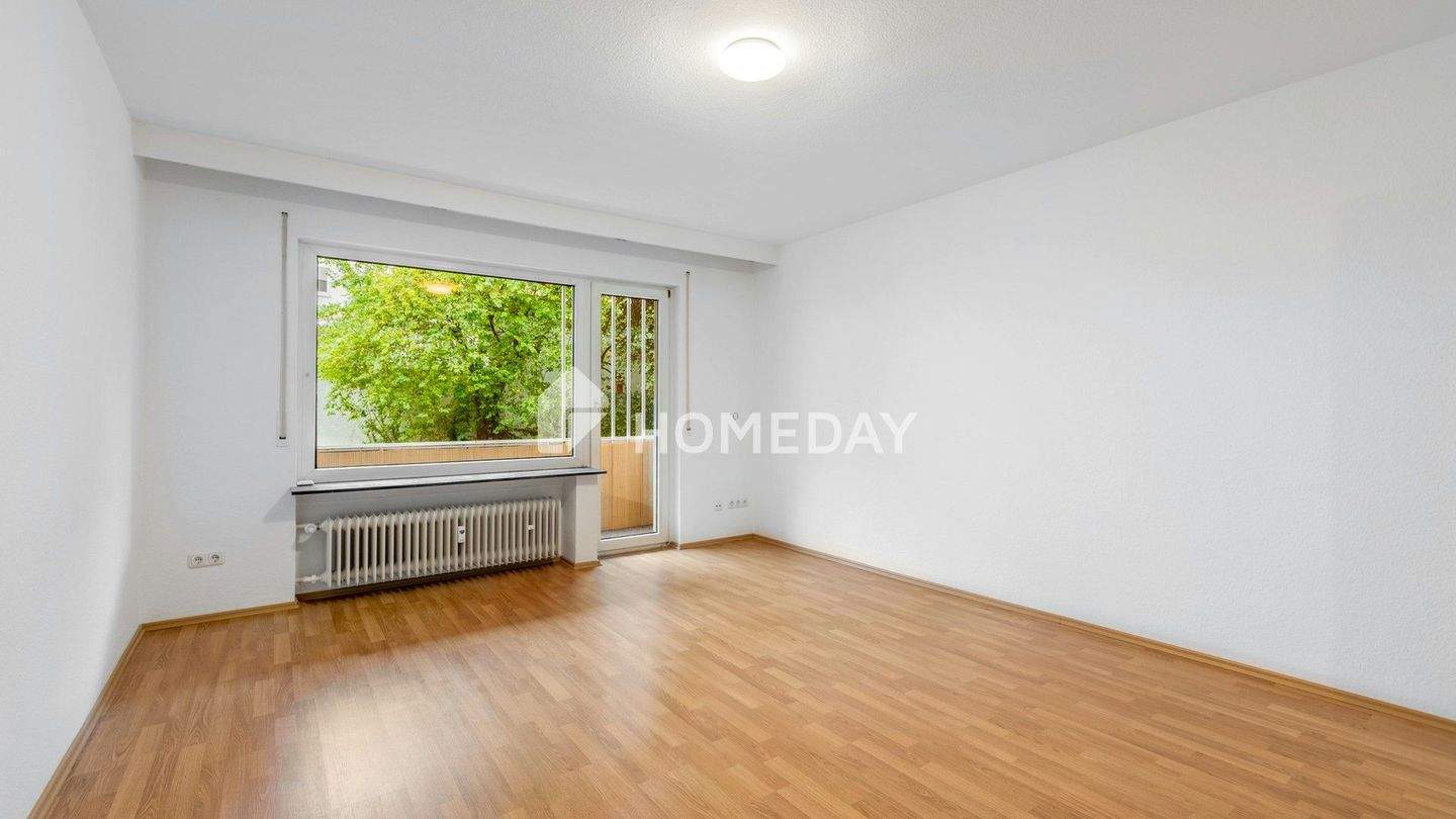 Thumbnail-Charmante 2-Zimmer-Etagenwohnung mit Südloggia in ruhiger Frankfurter Lage