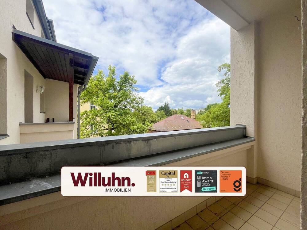 Thumbnail-Bezugsfreie 2-Zimmer Wohnung in Leipzig-Gohlis | Überdachter Balkon | Keller