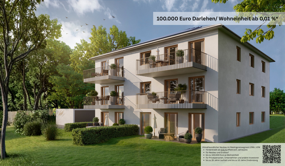 Thumbnail-3-Zimmer-Neubauwohnung in Bernhardswald KFW 55 (B.06)