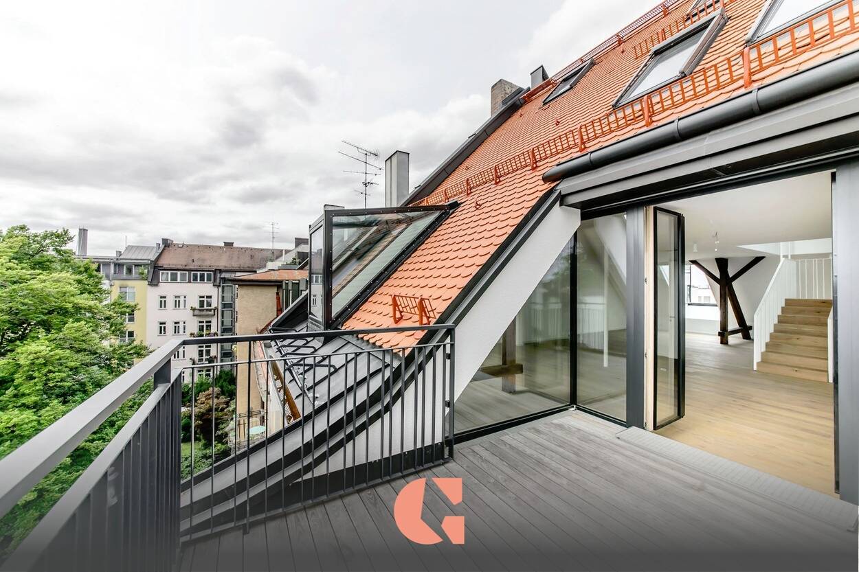 Thumbnail-Bogenhausen - Luxus-Dachterrassenwohnung - Exklusives Wohnen im prachtvollen Altbaujuwel