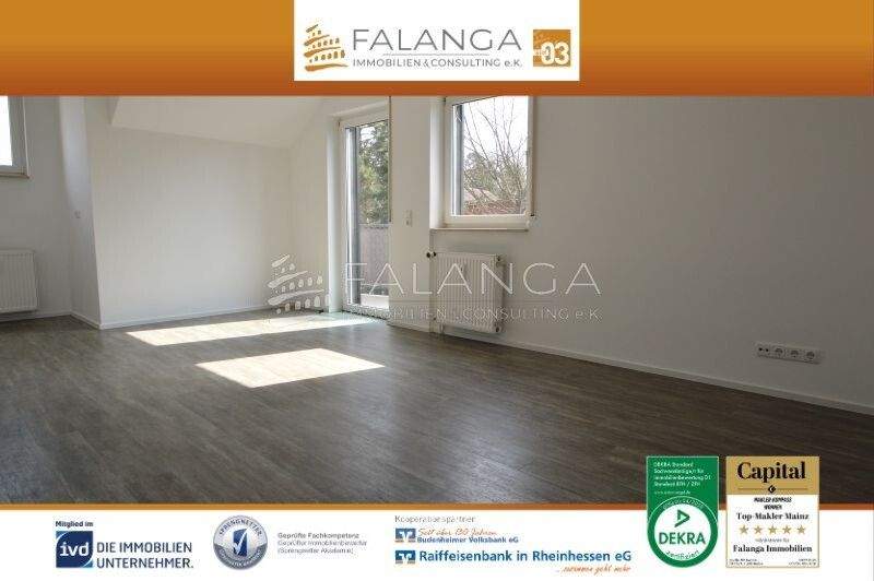 Thumbnail-FALANGA IMMOBILIEN - Gemütliche 2-Zimmer Dachgeschosswohnung in begehrter Budenheimer Waldrandlage!