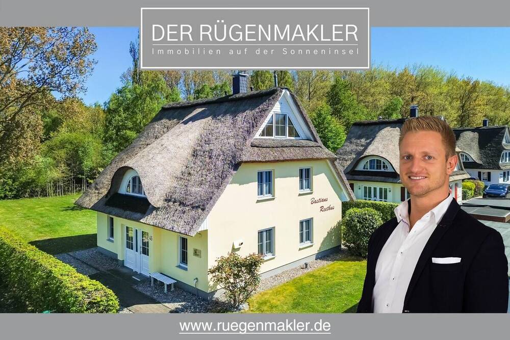 Thumbnail-Für 2026 bereits ca. 27.000 € Mieteinnahmen! Gepflegtes Reetdachhaus im Ostseebad Glowe auf Rügen