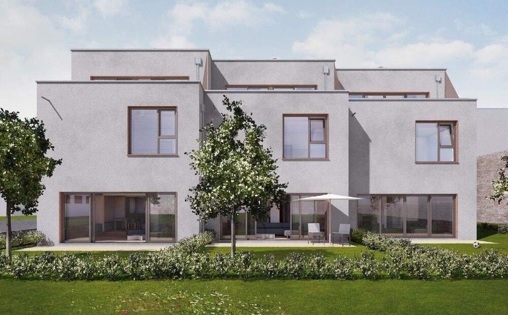 Thumbnail-Einfamilien-Architekten-Haus Dreispänner 6,80m breit, 9,50 lang 3 Etagen je 2,70m