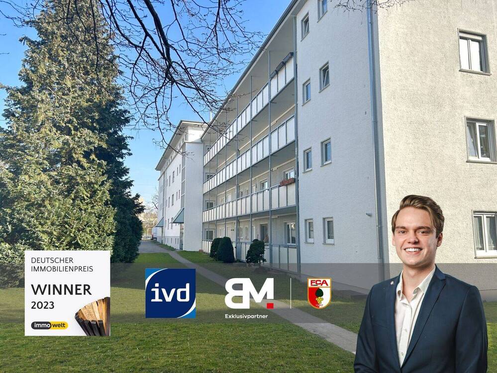 Thumbnail-2-Zimmer-Wohnung in Augsburg-Hochfeld mit Entwicklungspotenzial - ideale Lage nahe Universität