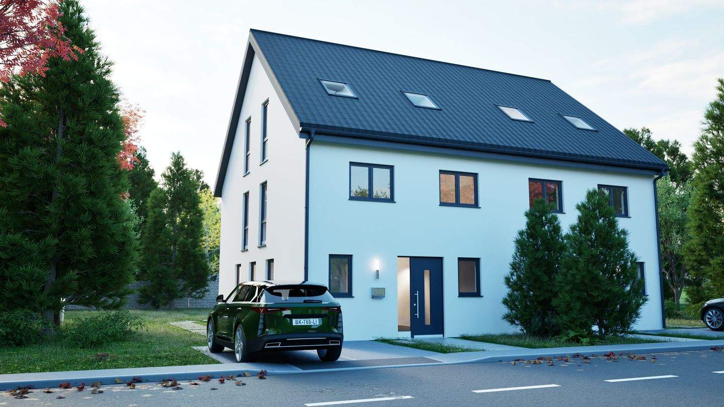 Thumbnail-Doppelhaushälfte Neubauprojekt 165,5 m² – EH 55 – Bexbach (im Neubaugebiet)