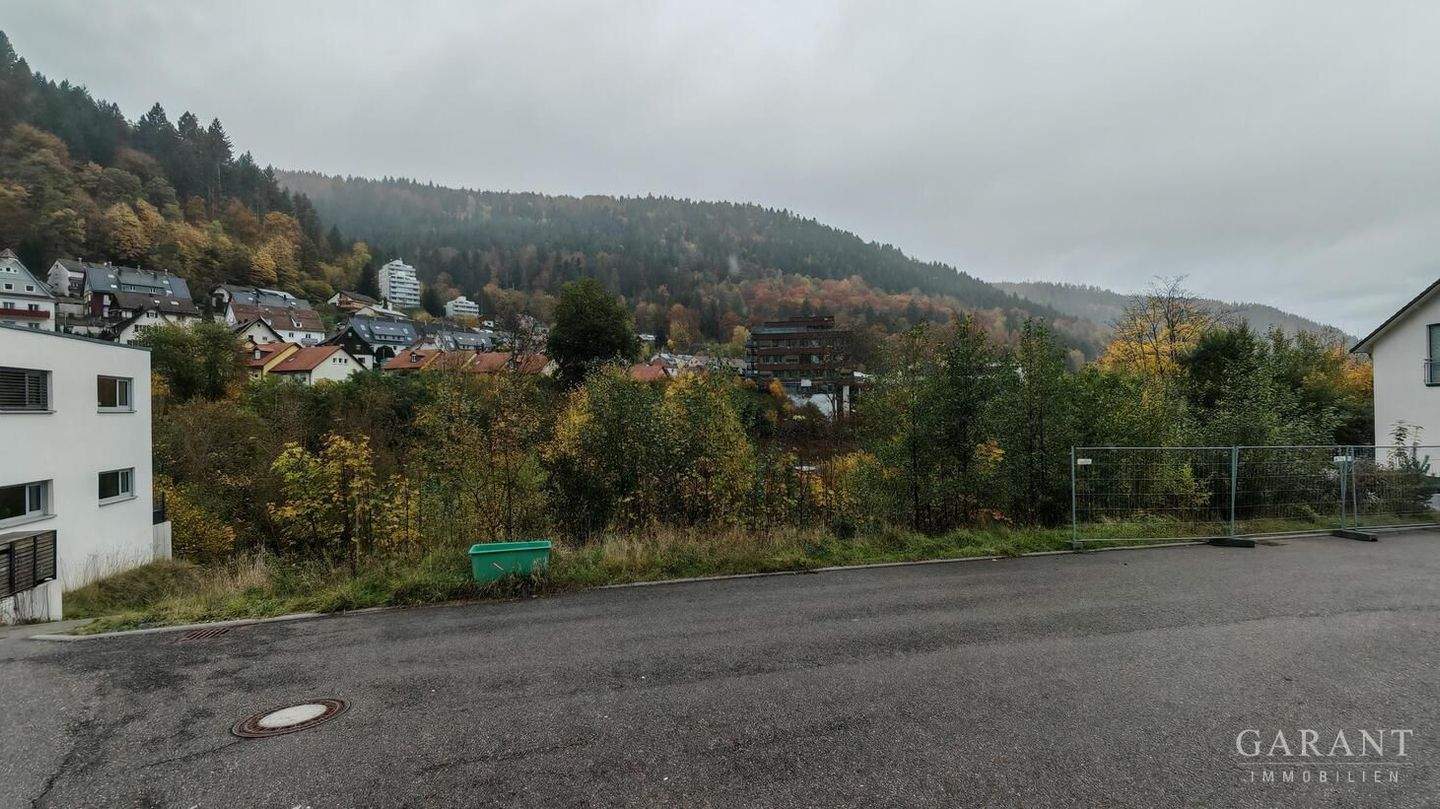 Thumbnail-Baugrundstück in Top-Lage von Bad Wildbad mit Blick auf die große Enz