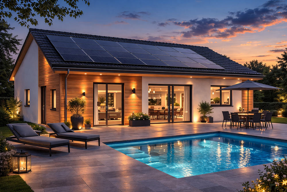 Thumbnail-Exklusiver Bungalow mit Bauland - Wohnkomfort auf einer Ebene!