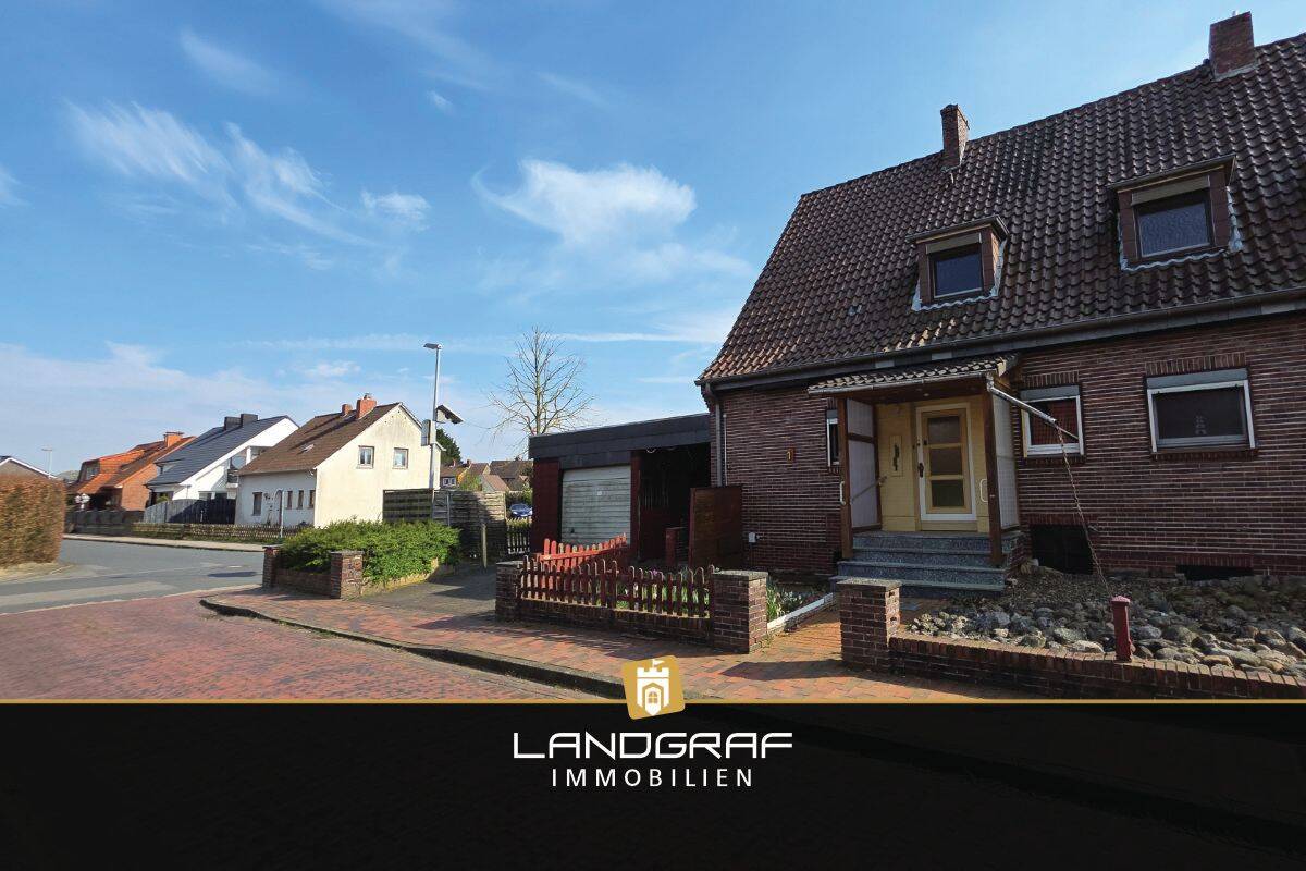 Thumbnail-Charmante Doppelhaushälfte mit Potenzial auf tollem Endgrundstück mit Keller und Carport!