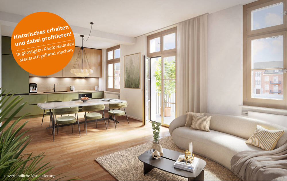 Thumbnail-Kompakte 2 Zimmer-Wohnung mit Terrasse und eigenem Garten