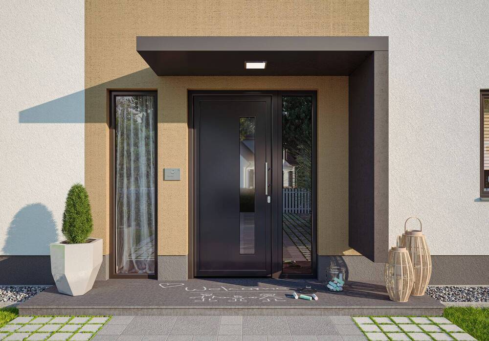 Thumbnail-Die Eingangstür ist bereit geöffnet zu werden! Hier anfragen