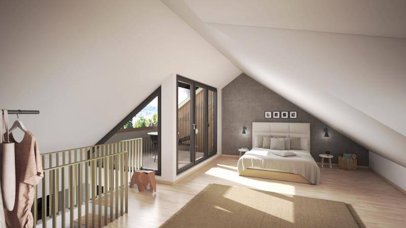 Thumbnail-Seesicht - Studio-Traumwohnung - 3-Zimmer mit Energiestandard A+ Südbalkon + Dachterrasse