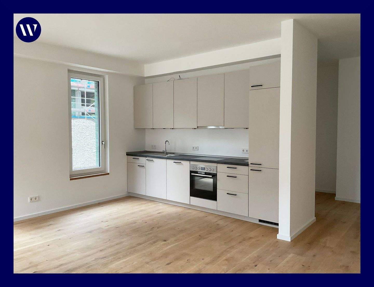 Thumbnail-Terrassenwohnung im Neubau: 2 Zimmer mit viel Platz, Einbauküche, Parkett,Tageslichtbad, Abstellraum