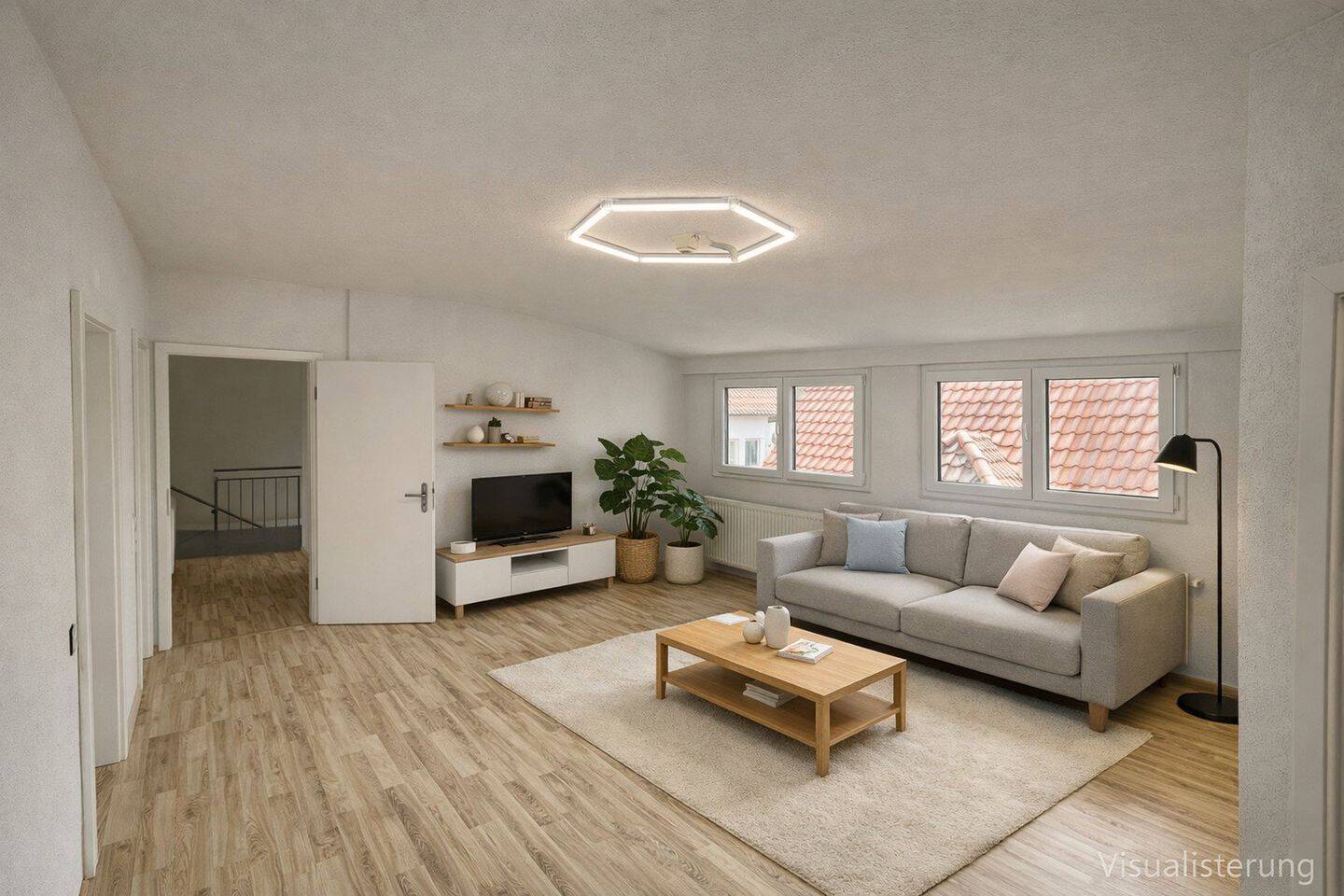 Thumbnail-Moderne 4-4,5 Zimmer Dachgeschosswohnung mit großem Balkon & Stellplatz