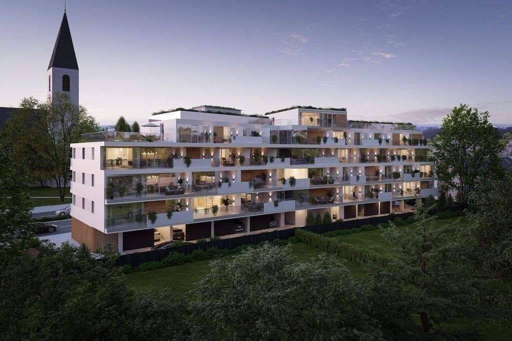 Thumbnail-Architektur trifft Effizienz – Stilvolle 3-Zimmer-Wohnung eines innovativen Neubauprojekts (EH 40 QNG+)