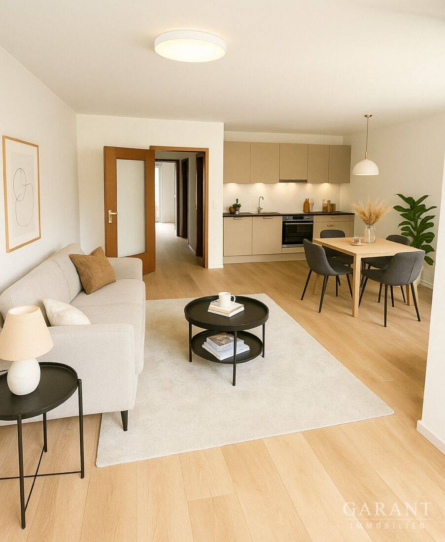 Thumbnail-* Sofort freie 3 Zimmer-Wohnung mit Balkon, TG-Stellplatz und Keller *