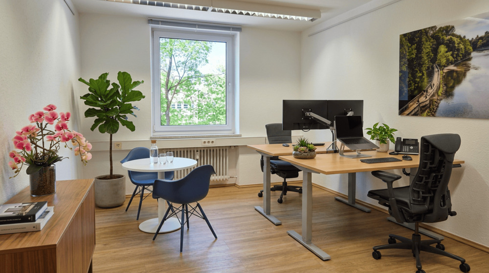 Thumbnail-Isarblick-Büro am Dt. Museum: Privates Kanzlei-Büro, Highspeed-Internet