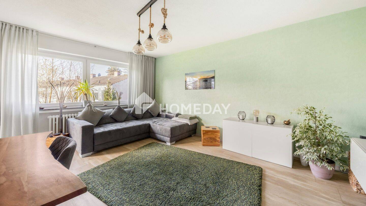 Thumbnail-Modernisiertes Wohnglück in Ratingen: drei helle Zimmer mit EBK und sonniger Süd-Loggia