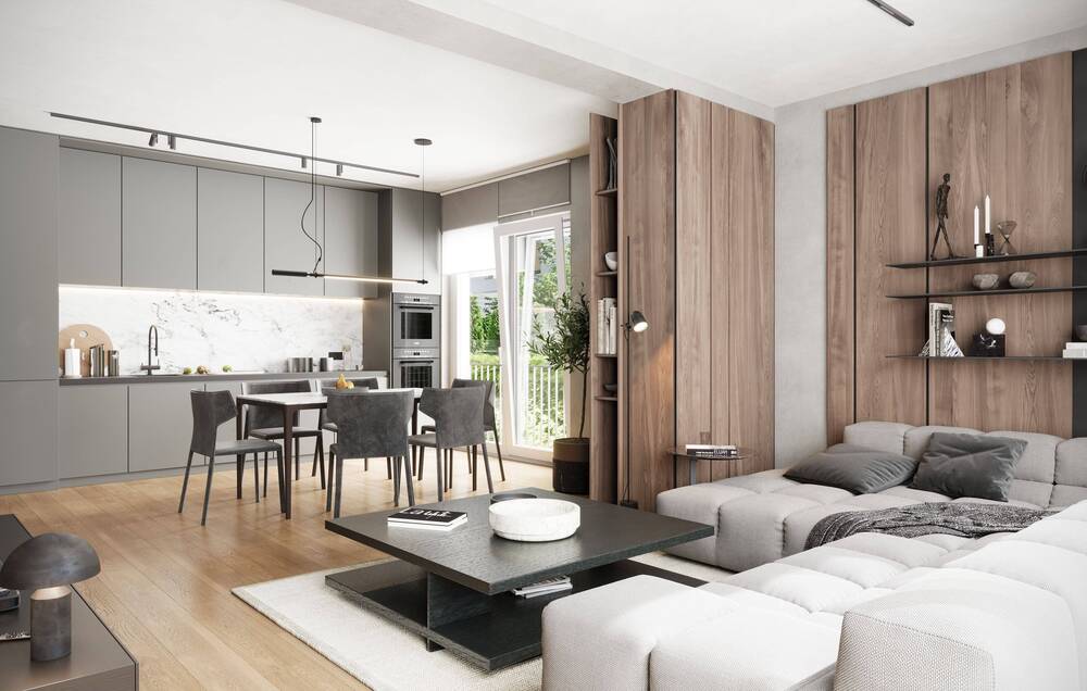 Thumbnail-WOHNEN AM PARK - ausgezeichnet geschnittene Wohnung - NEUBAUERSTBEZUG