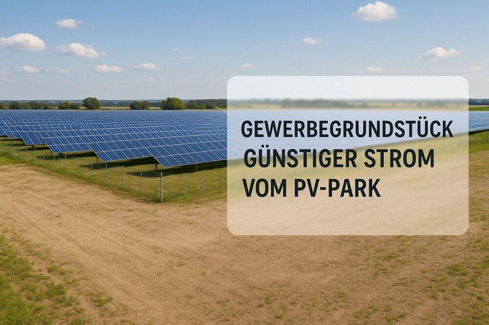 Thumbnail-Gewerbegrundstück mit 11 ct kWh Stromkosten - Ideal für stromintensive Betriebe