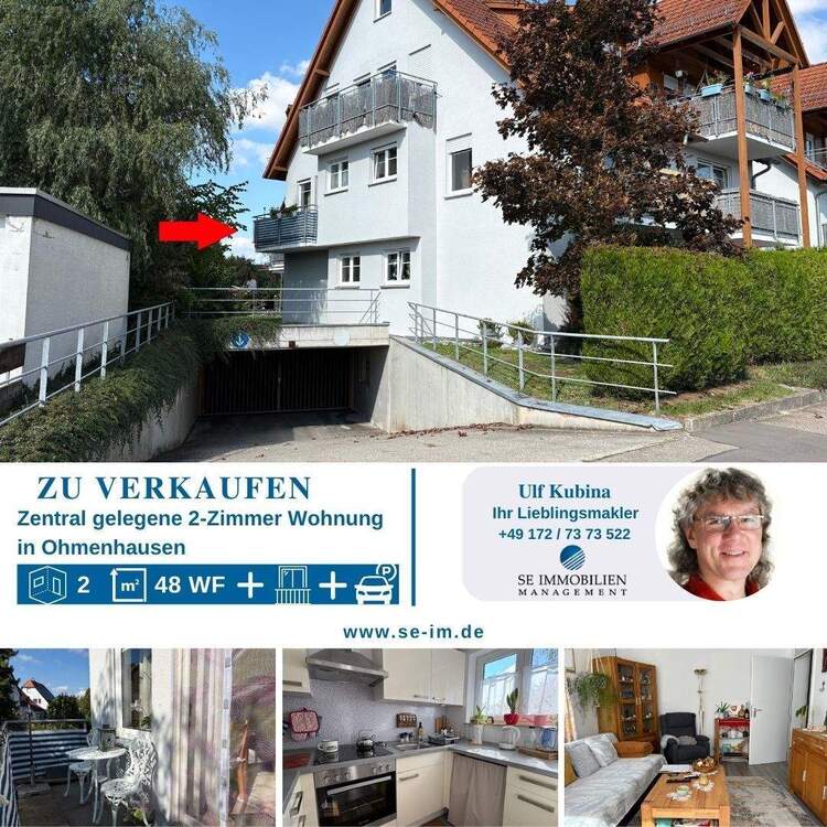Thumbnail-Zentral gelegene 2-Zimmer Wohnung in Ohmenhausen