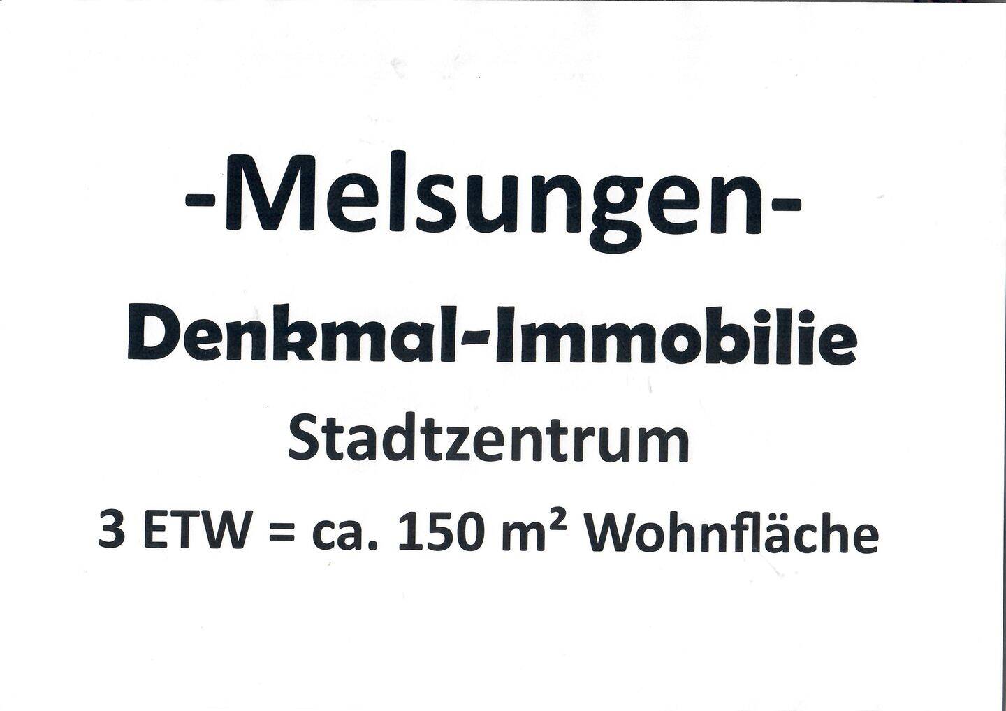 Thumbnail-Melsungen - Denkmal-Immobilie im Stadtzentrum 3 ETW = 150 m² Wohnfläche