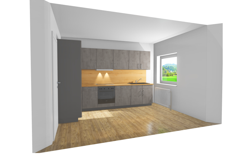 Thumbnail-Sanierte 2-Zimmer-Erdgeschosswohnung mit Terrasse in Ebernhahn