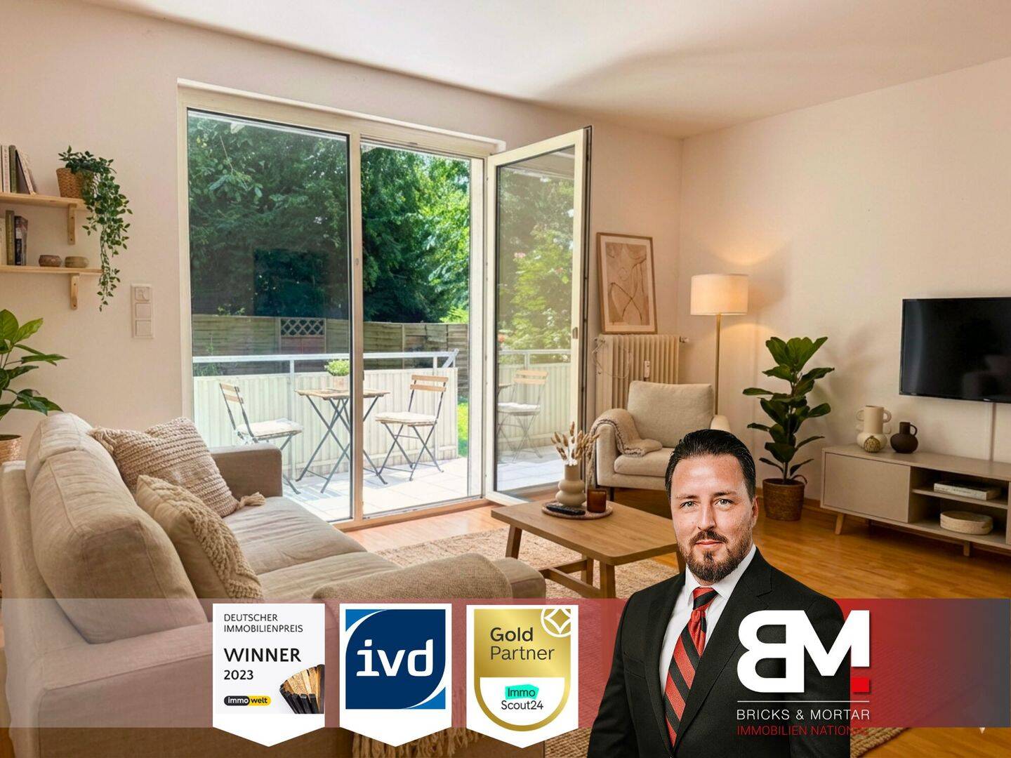 Thumbnail-+++Ruhige Sackgasse in Glehn: Wohnung mit eigenem Garten & großem Entwicklungspotenzial!+++