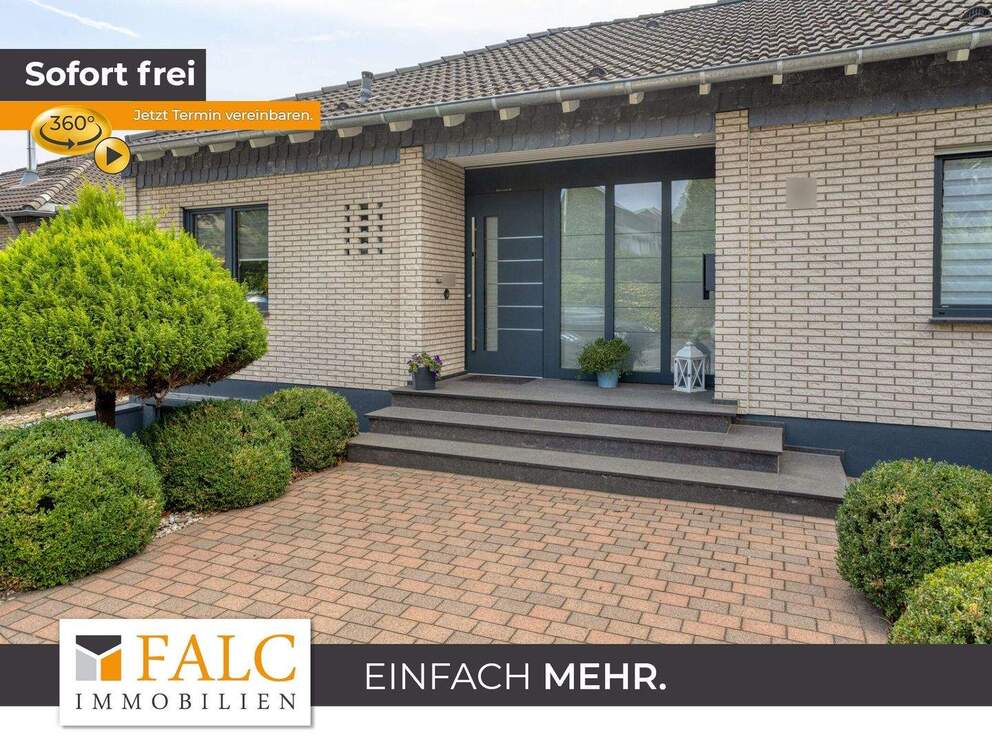 Thumbnail-Komfortabler, modernisierter Bungalow mit genehmigter Wohnflächenerweiterung durch Baugenehmigung