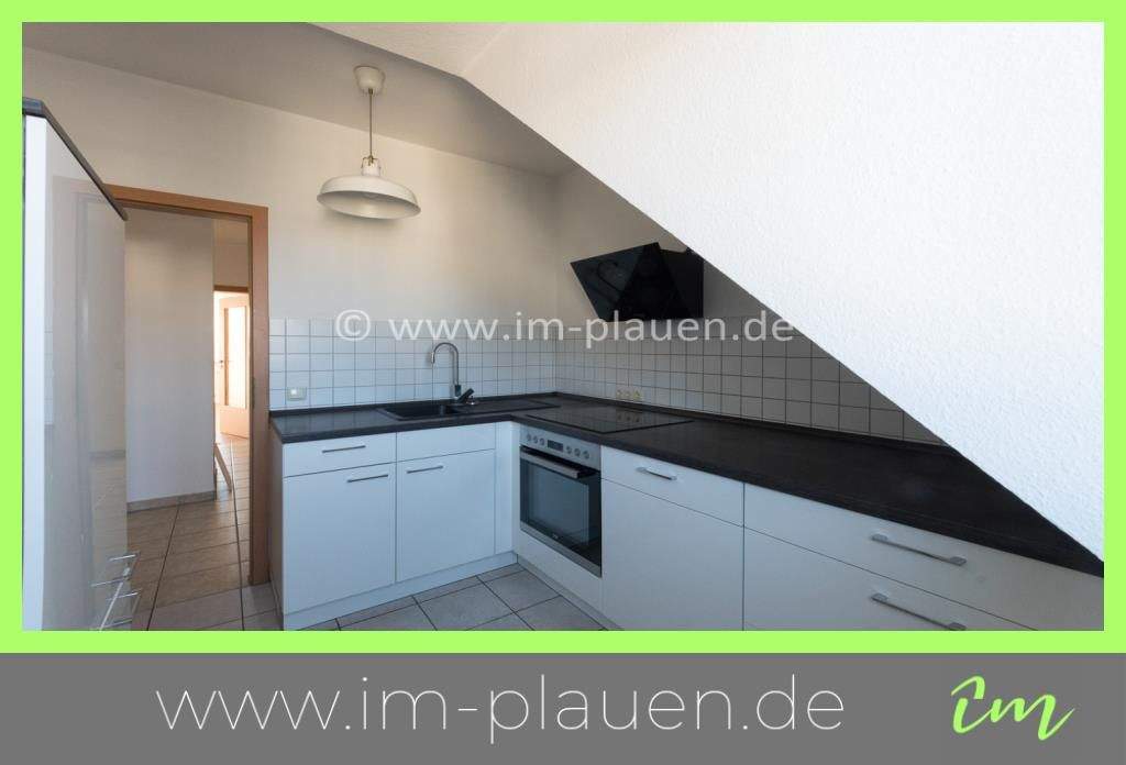 Thumbnail-Dachgeschosswohnung mit Weitblick - Einbauküche - Laminat - ruhige Lage - 3 Raumwohnung zur Miete