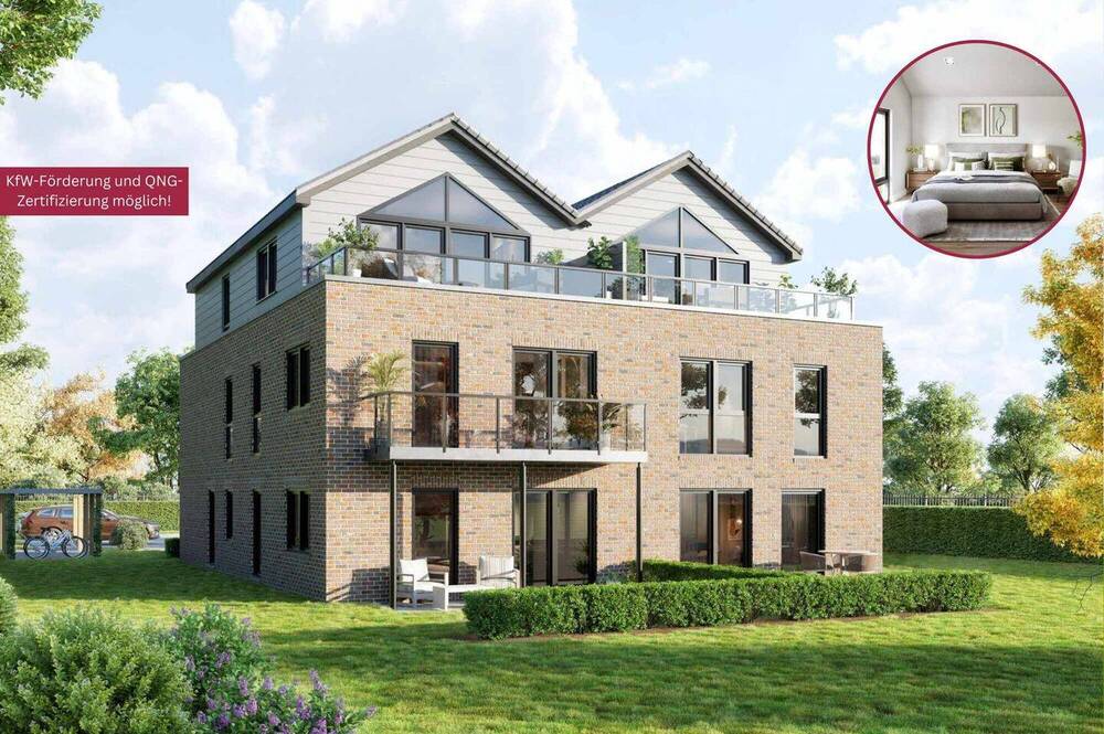 Thumbnail-Moderne 3-Zimmer-Wohnung mit Balkon - Ideal für Paare, Familien oder Berufstätige