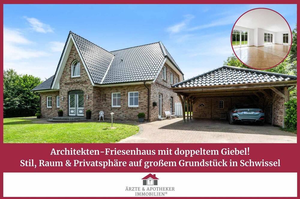 Thumbnail-Architekten-Friesenhaus - Stil, Raum & Privatsphäre auf großem Grundstück in Schwissel